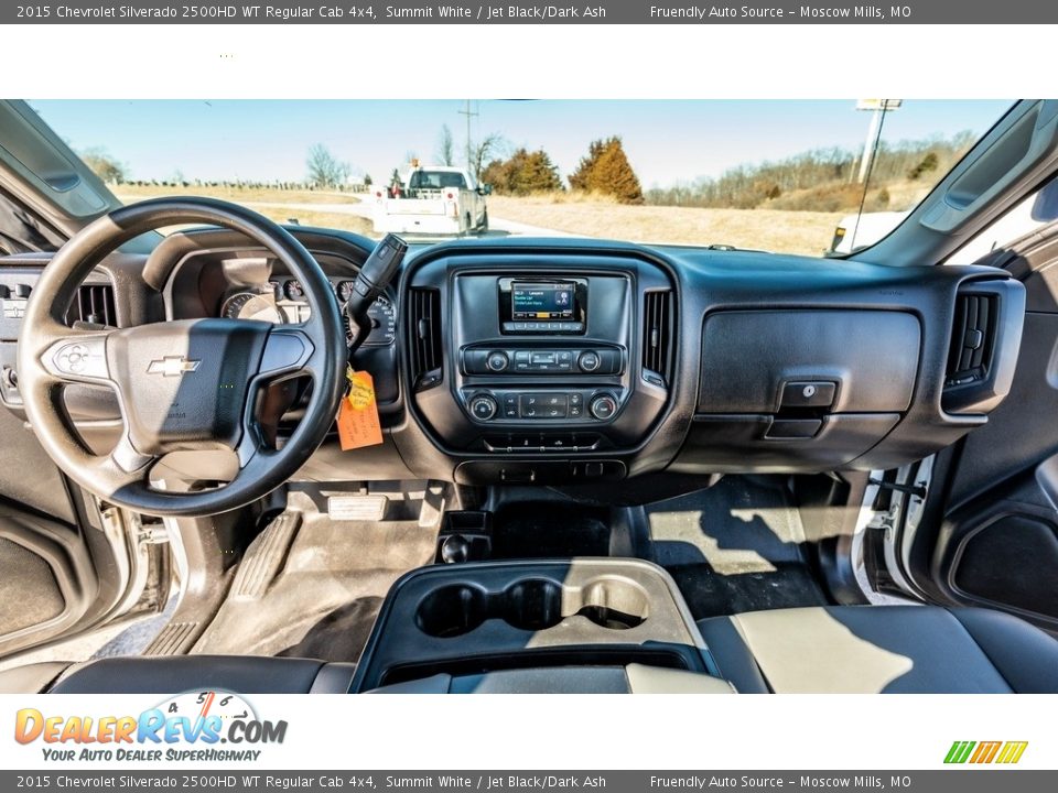 2015 Chevrolet Silverado 2500HD WT Regular Cab 4x4 Summit White / Jet Black/Dark Ash Photo #24