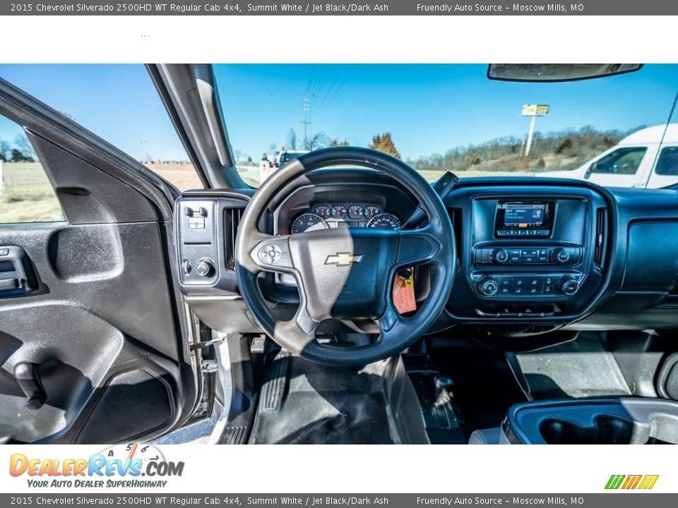 2015 Chevrolet Silverado 2500HD WT Regular Cab 4x4 Summit White / Jet Black/Dark Ash Photo #25