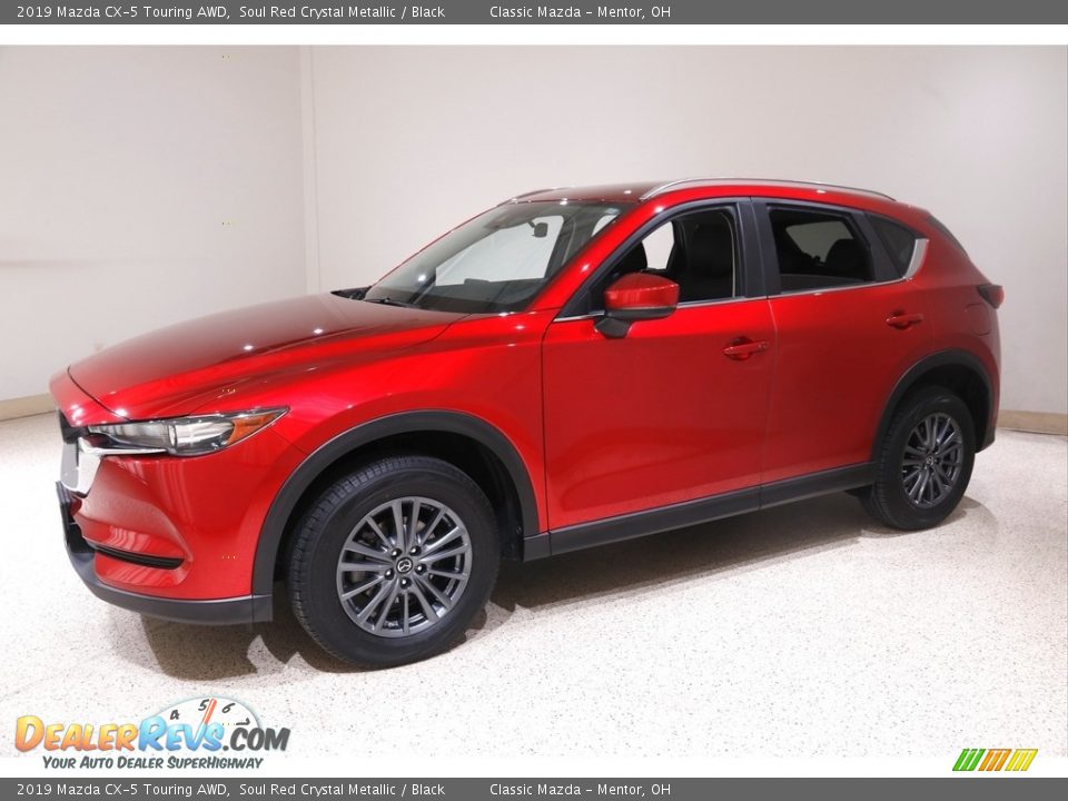 2019 Mazda CX-5 Touring AWD Soul Red Crystal Metallic / Black Photo #3