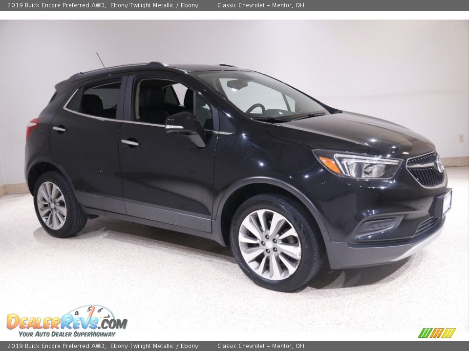 2019 Buick Encore Preferred AWD Ebony Twilight Metallic / Ebony Photo #1