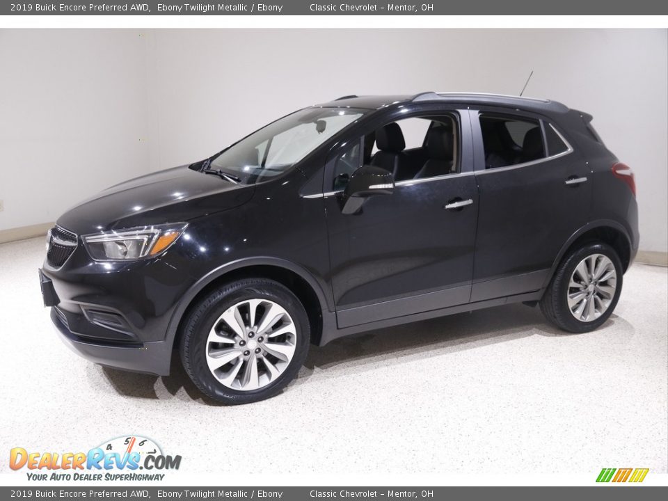 2019 Buick Encore Preferred AWD Ebony Twilight Metallic / Ebony Photo #3