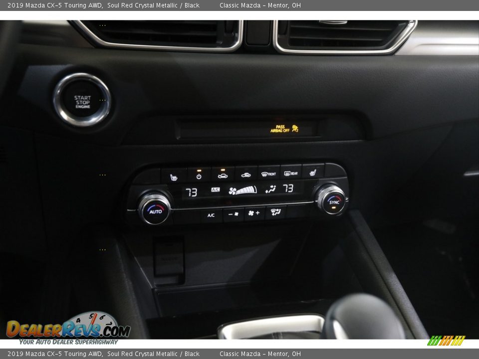 2019 Mazda CX-5 Touring AWD Soul Red Crystal Metallic / Black Photo #13