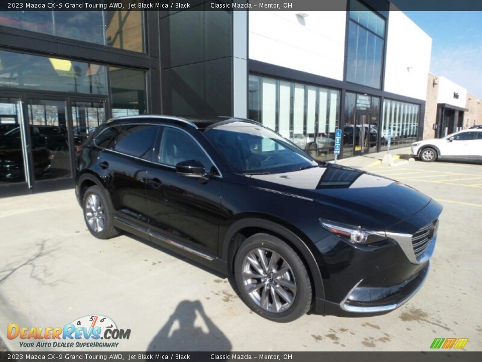 2023 Mazda CX-9 Grand Touring AWD Jet Black Mica / Black Photo #1