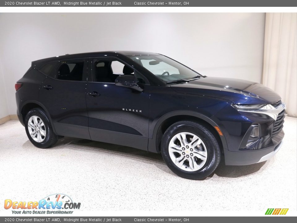 2020 Chevrolet Blazer LT AWD Midnight Blue Metallic / Jet Black Photo #1