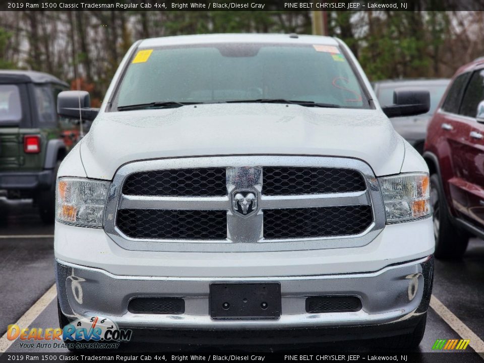 2019 Ram 1500 Classic Tradesman Regular Cab 4x4 Bright White / Black/Diesel Gray Photo #2