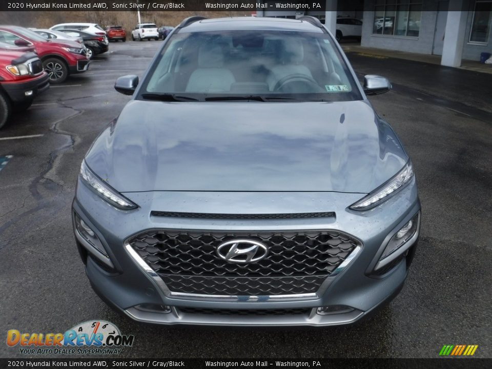 2020 Hyundai Kona Limited AWD Sonic Silver / Gray/Black Photo #4