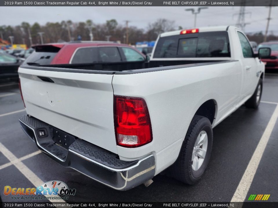 2019 Ram 1500 Classic Tradesman Regular Cab 4x4 Bright White / Black/Diesel Gray Photo #6