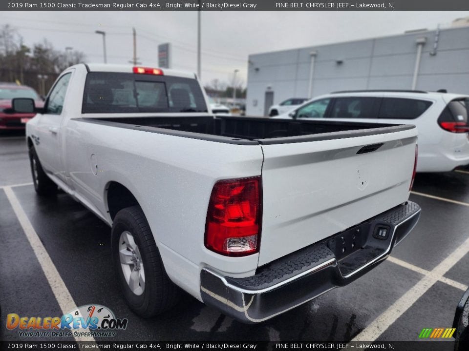 2019 Ram 1500 Classic Tradesman Regular Cab 4x4 Bright White / Black/Diesel Gray Photo #7