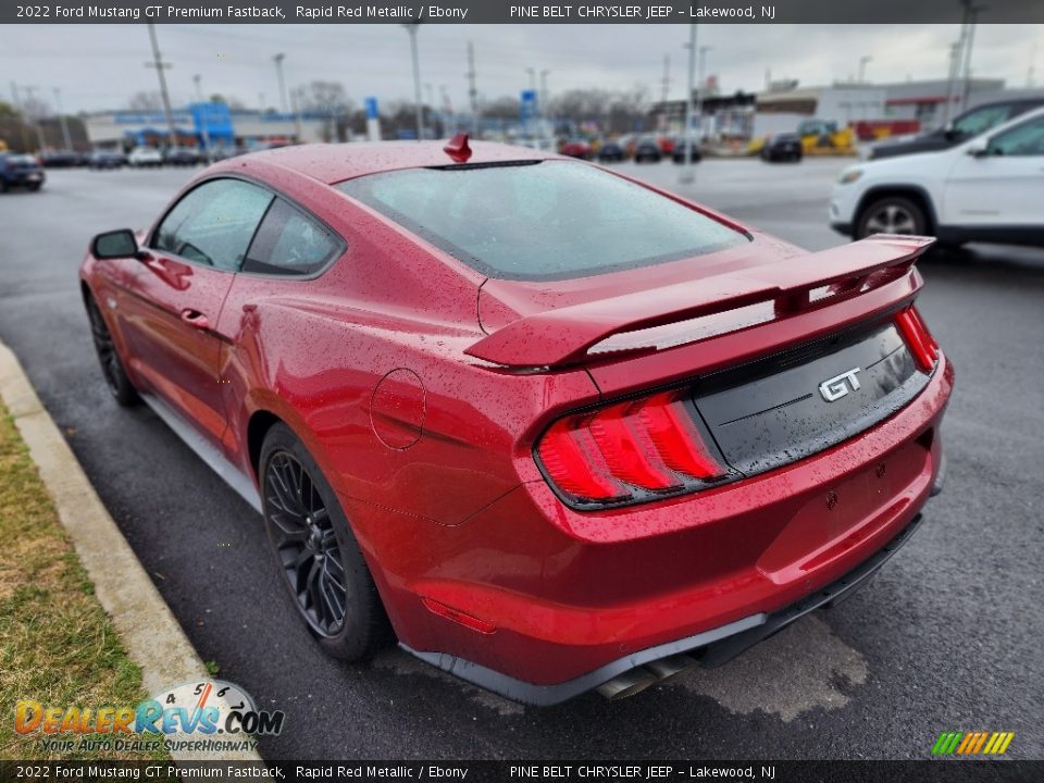 2022 Ford Mustang GT Premium Fastback Rapid Red Metallic / Ebony Photo #8