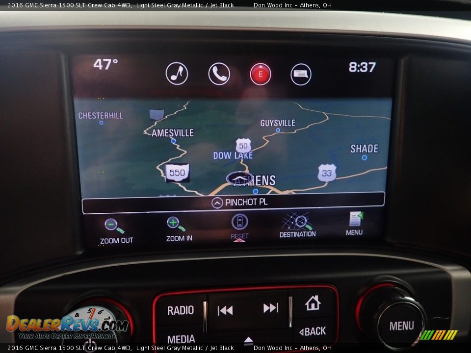 2016 GMC Sierra 1500 SLT Crew Cab 4WD Light Steel Gray Metallic / Jet Black Photo #2