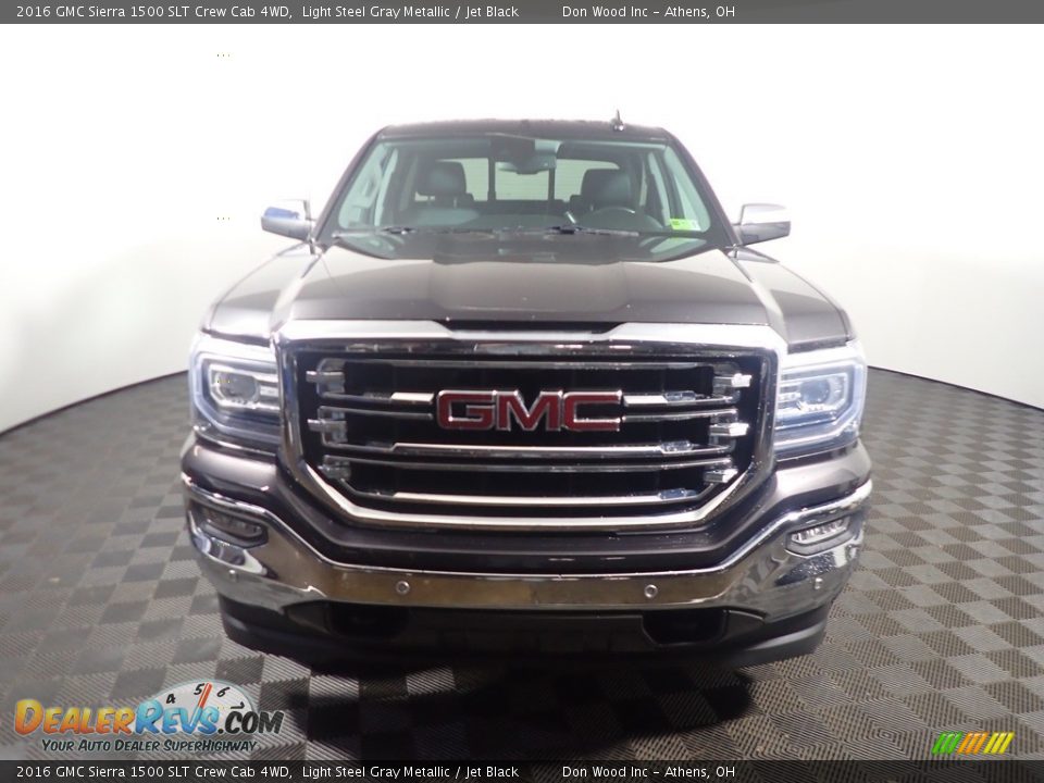 2016 GMC Sierra 1500 SLT Crew Cab 4WD Light Steel Gray Metallic / Jet Black Photo #5