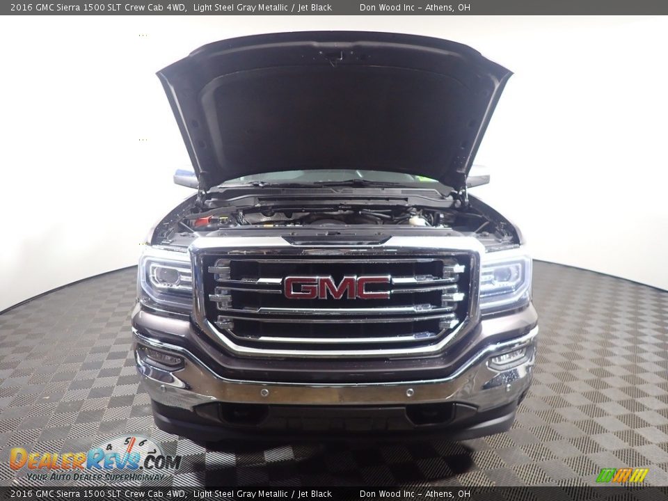 2016 GMC Sierra 1500 SLT Crew Cab 4WD Light Steel Gray Metallic / Jet Black Photo #6