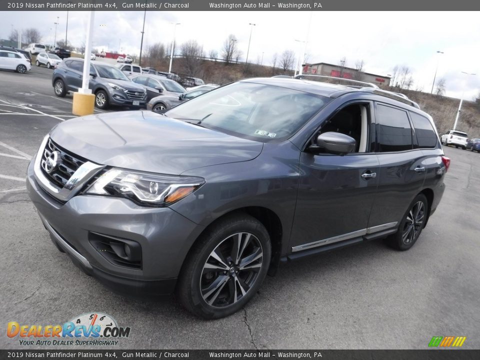 2019 Nissan Pathfinder Platinum 4x4 Gun Metallic / Charcoal Photo #5