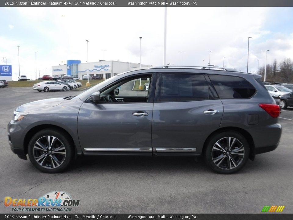 2019 Nissan Pathfinder Platinum 4x4 Gun Metallic / Charcoal Photo #6