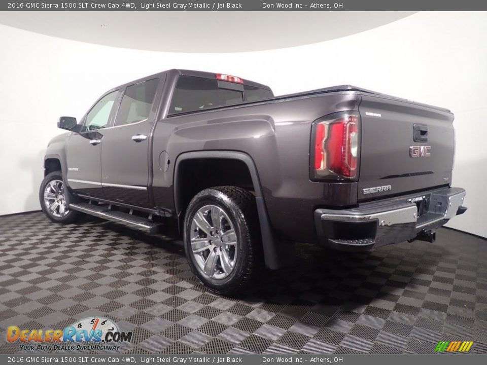 2016 GMC Sierra 1500 SLT Crew Cab 4WD Light Steel Gray Metallic / Jet Black Photo #10