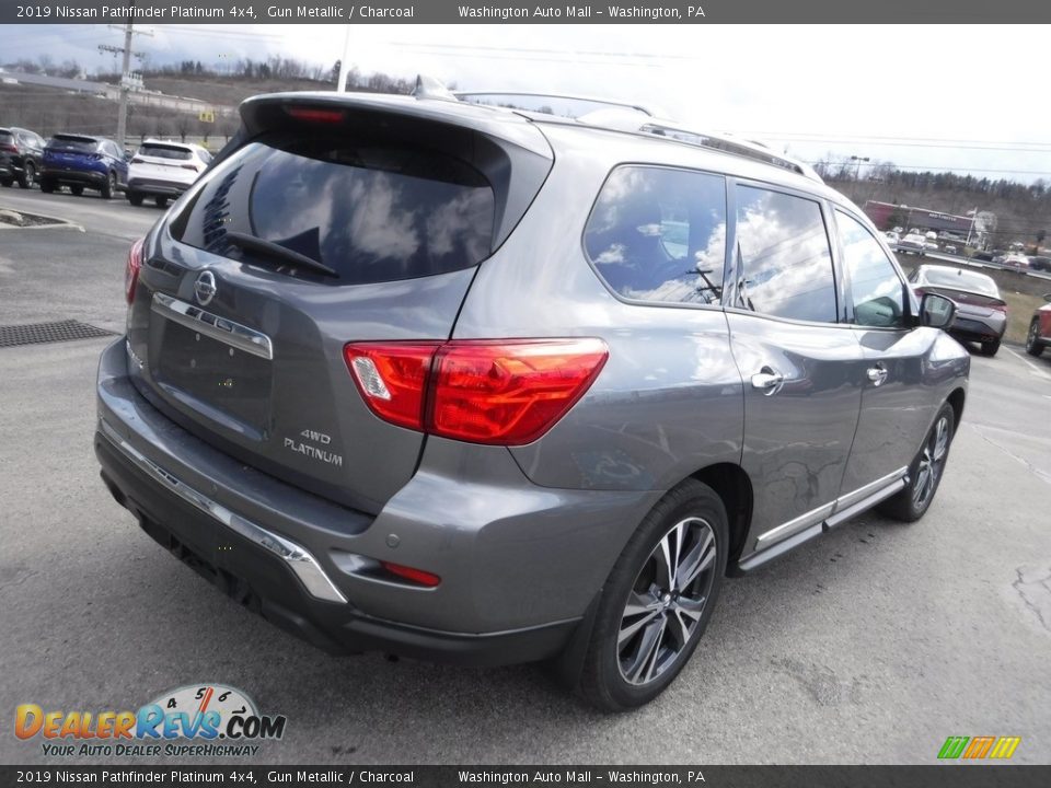 2019 Nissan Pathfinder Platinum 4x4 Gun Metallic / Charcoal Photo #9