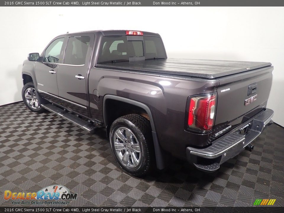 2016 GMC Sierra 1500 SLT Crew Cab 4WD Light Steel Gray Metallic / Jet Black Photo #11