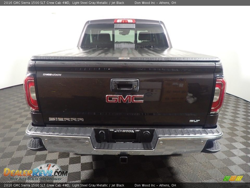 2016 GMC Sierra 1500 SLT Crew Cab 4WD Light Steel Gray Metallic / Jet Black Photo #12