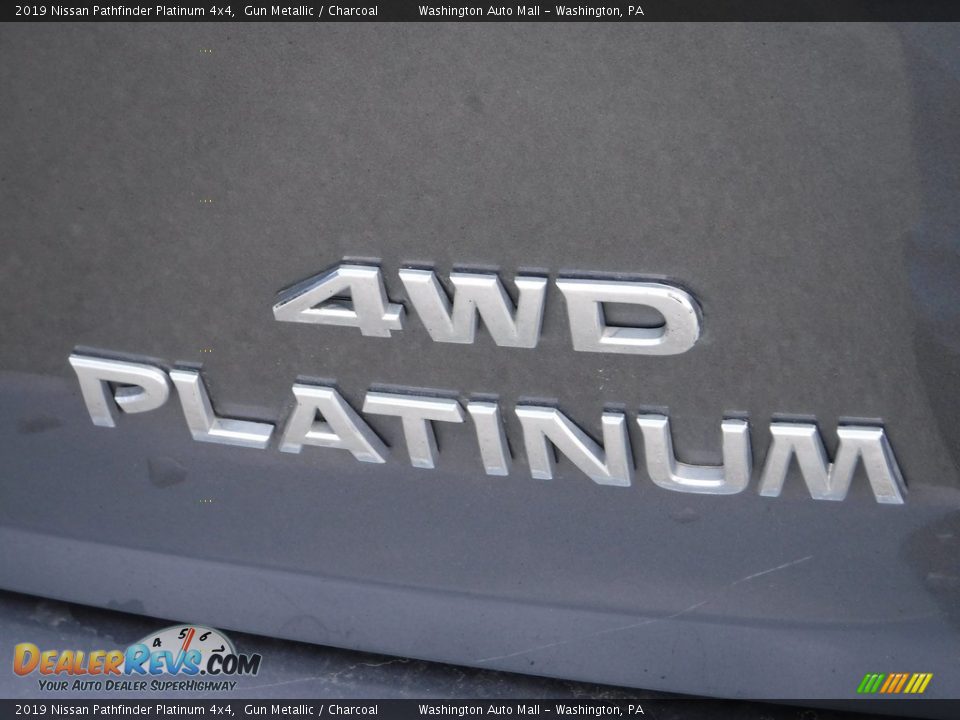 2019 Nissan Pathfinder Platinum 4x4 Gun Metallic / Charcoal Photo #10