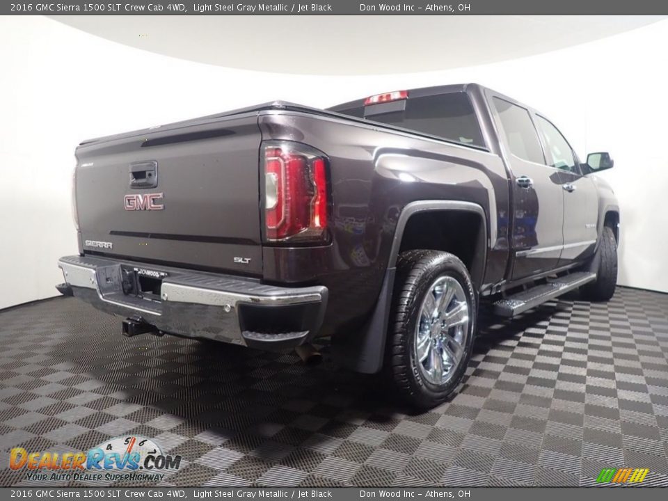 2016 GMC Sierra 1500 SLT Crew Cab 4WD Light Steel Gray Metallic / Jet Black Photo #14
