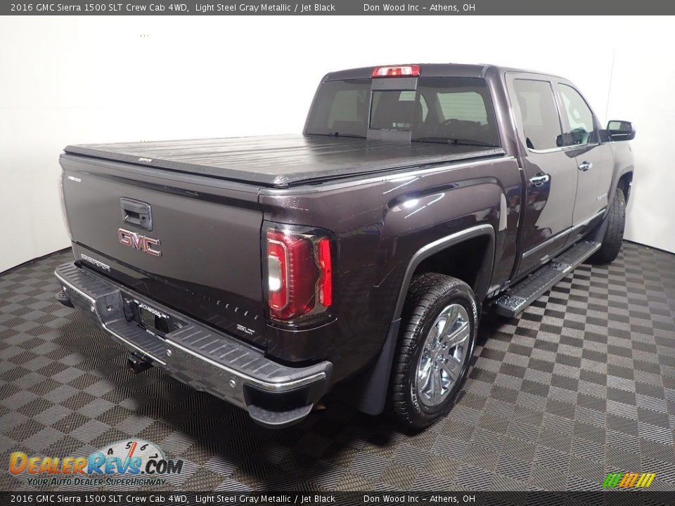 2016 GMC Sierra 1500 SLT Crew Cab 4WD Light Steel Gray Metallic / Jet Black Photo #15