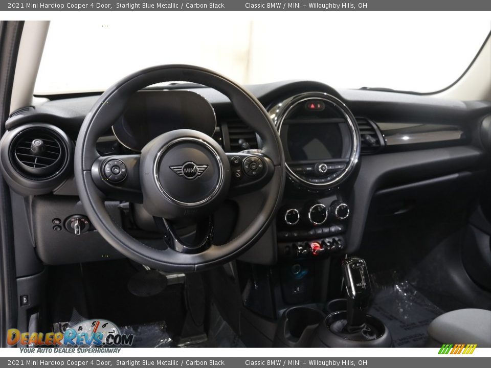 2021 Mini Hardtop Cooper 4 Door Starlight Blue Metallic / Carbon Black Photo #6