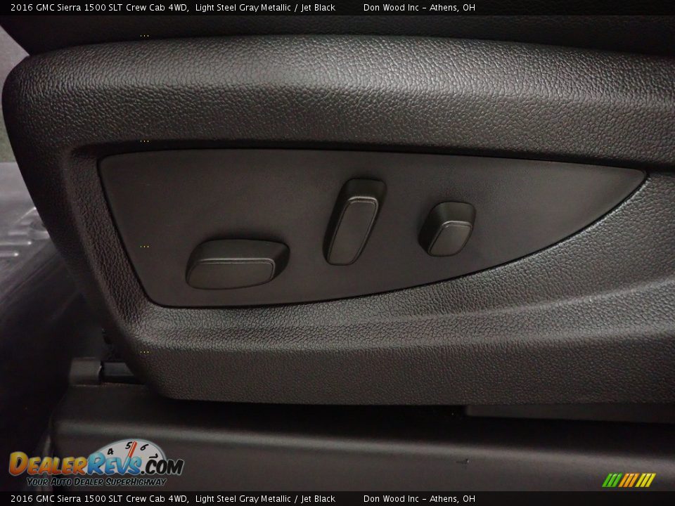 2016 GMC Sierra 1500 SLT Crew Cab 4WD Light Steel Gray Metallic / Jet Black Photo #19