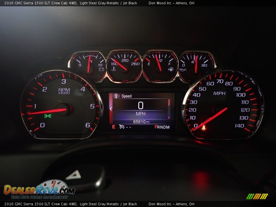 2016 GMC Sierra 1500 SLT Crew Cab 4WD Light Steel Gray Metallic / Jet Black Photo #24