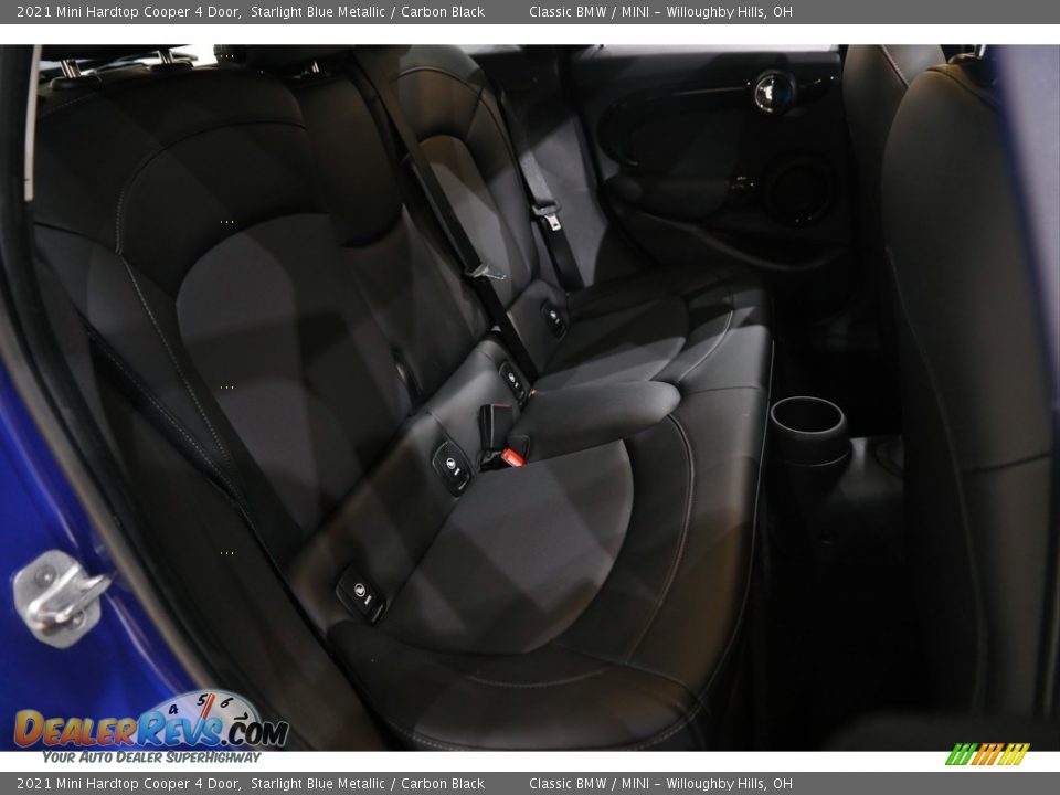 2021 Mini Hardtop Cooper 4 Door Starlight Blue Metallic / Carbon Black Photo #17