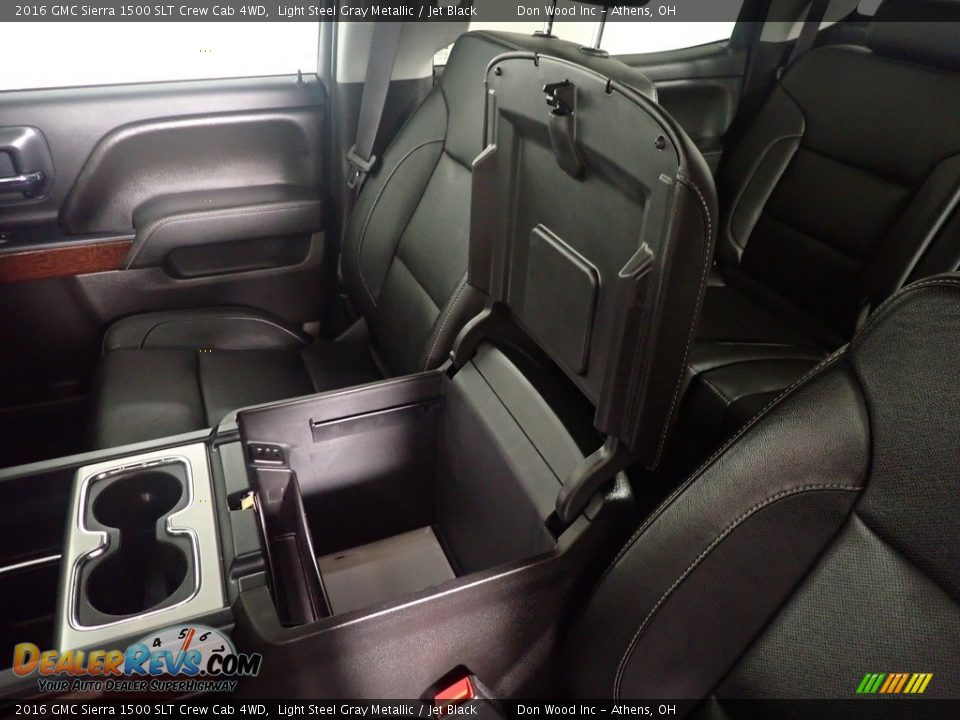 2016 GMC Sierra 1500 SLT Crew Cab 4WD Light Steel Gray Metallic / Jet Black Photo #29