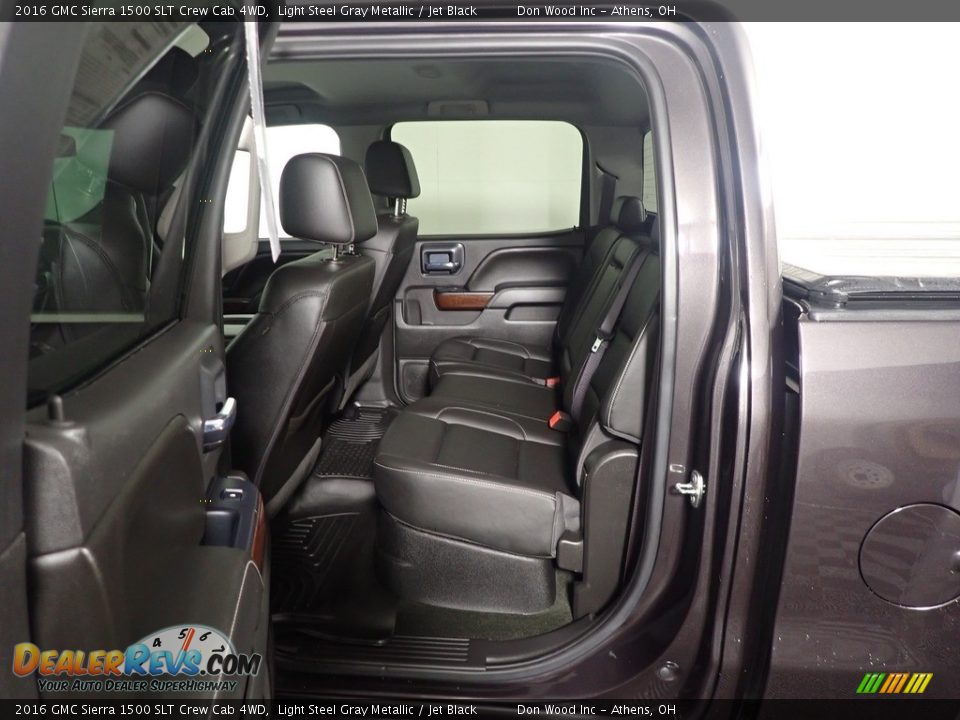 2016 GMC Sierra 1500 SLT Crew Cab 4WD Light Steel Gray Metallic / Jet Black Photo #31