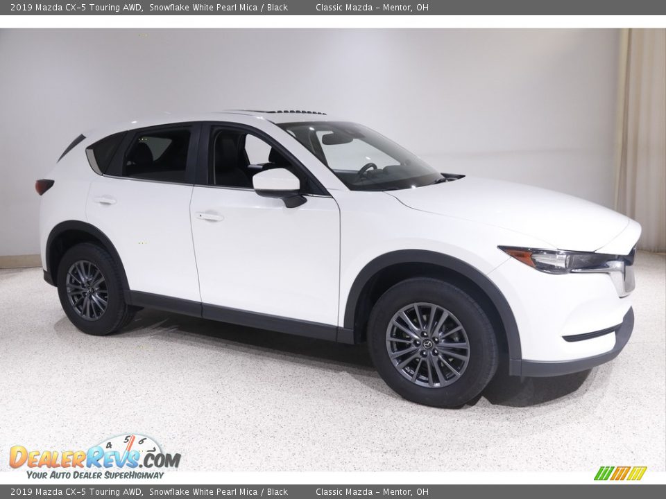 2019 Mazda CX-5 Touring AWD Snowflake White Pearl Mica / Black Photo #1