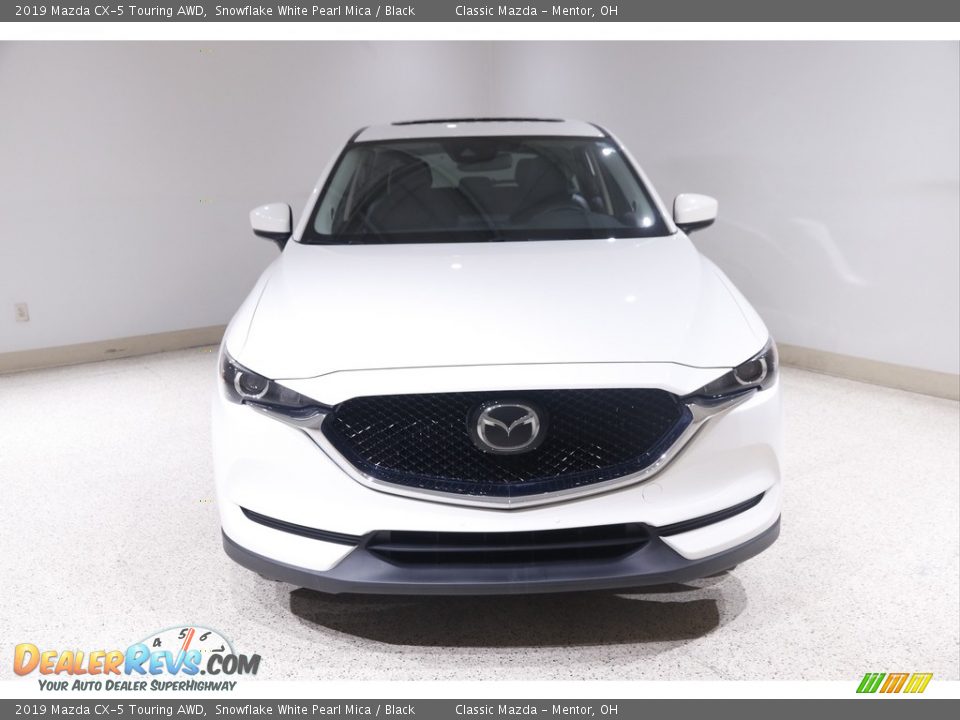 2019 Mazda CX-5 Touring AWD Snowflake White Pearl Mica / Black Photo #2