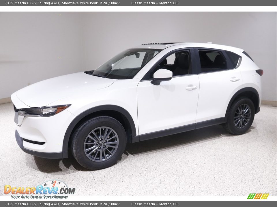 2019 Mazda CX-5 Touring AWD Snowflake White Pearl Mica / Black Photo #3