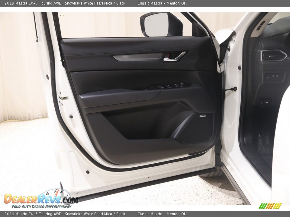2019 Mazda CX-5 Touring AWD Snowflake White Pearl Mica / Black Photo #4