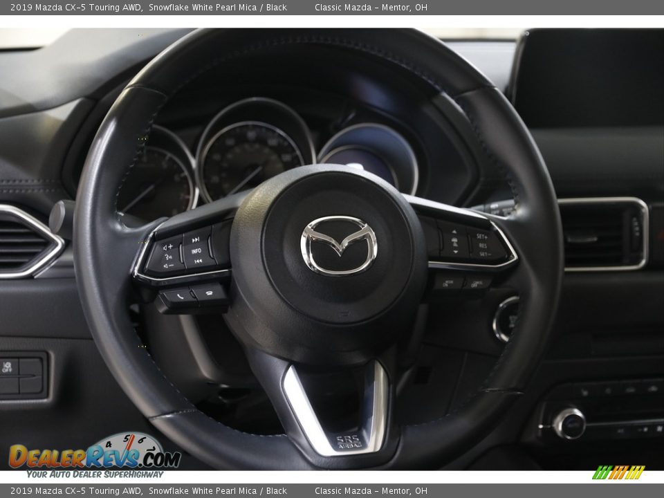 2019 Mazda CX-5 Touring AWD Snowflake White Pearl Mica / Black Photo #7