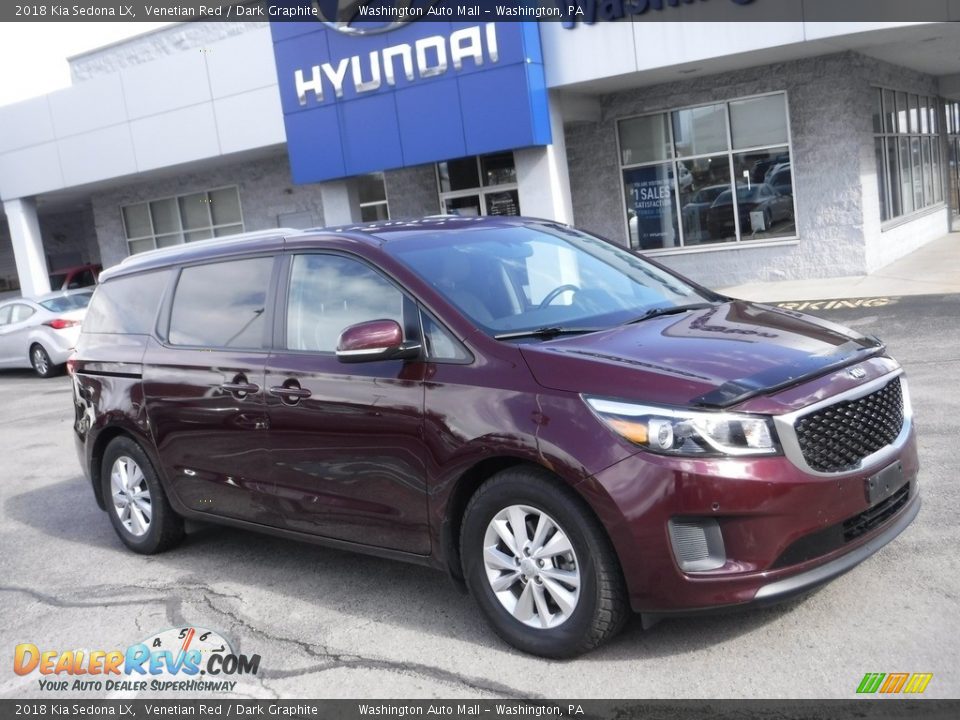 2018 Kia Sedona LX Venetian Red / Dark Graphite Photo #1