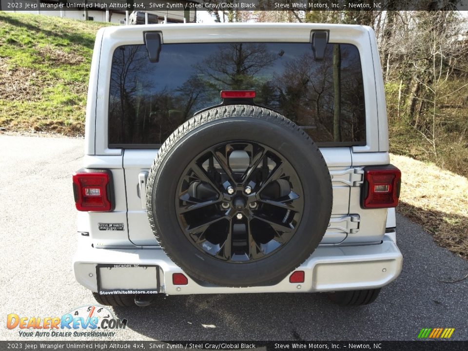 2023 Jeep Wrangler Unlimited High Altitude 4x4 Silver Zynith / Steel Gray/Global Black Photo #7
