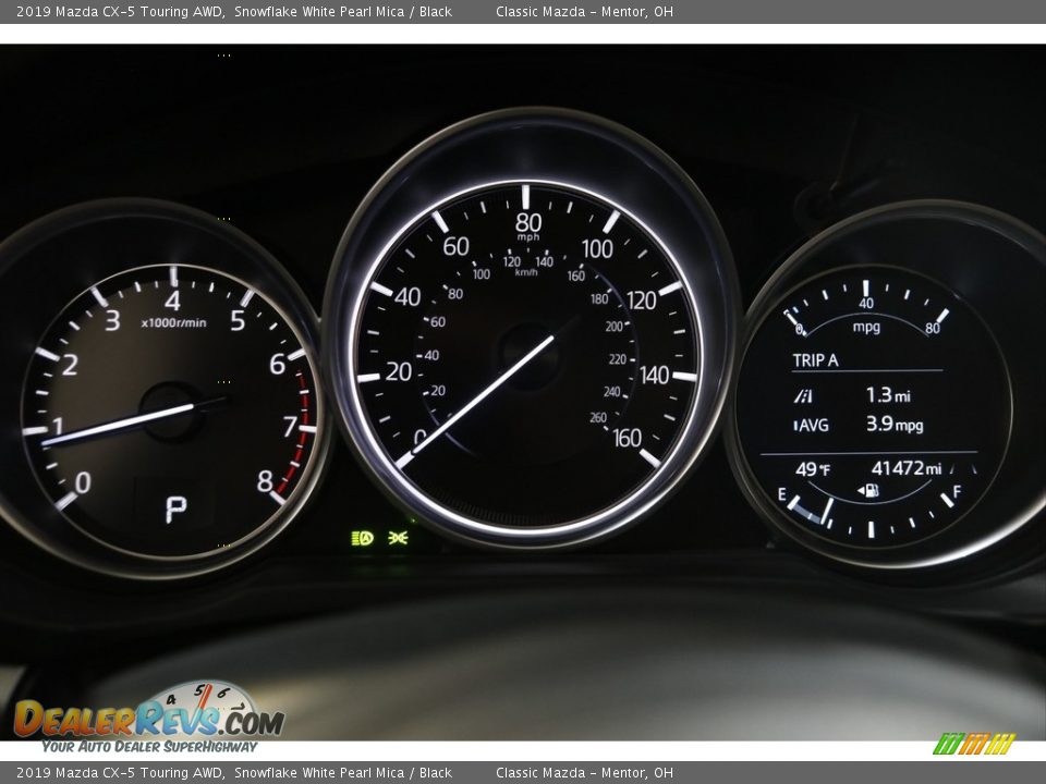 2019 Mazda CX-5 Touring AWD Snowflake White Pearl Mica / Black Photo #8