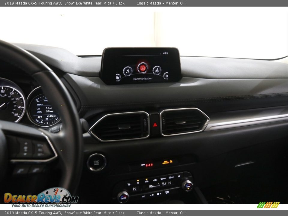 2019 Mazda CX-5 Touring AWD Snowflake White Pearl Mica / Black Photo #9