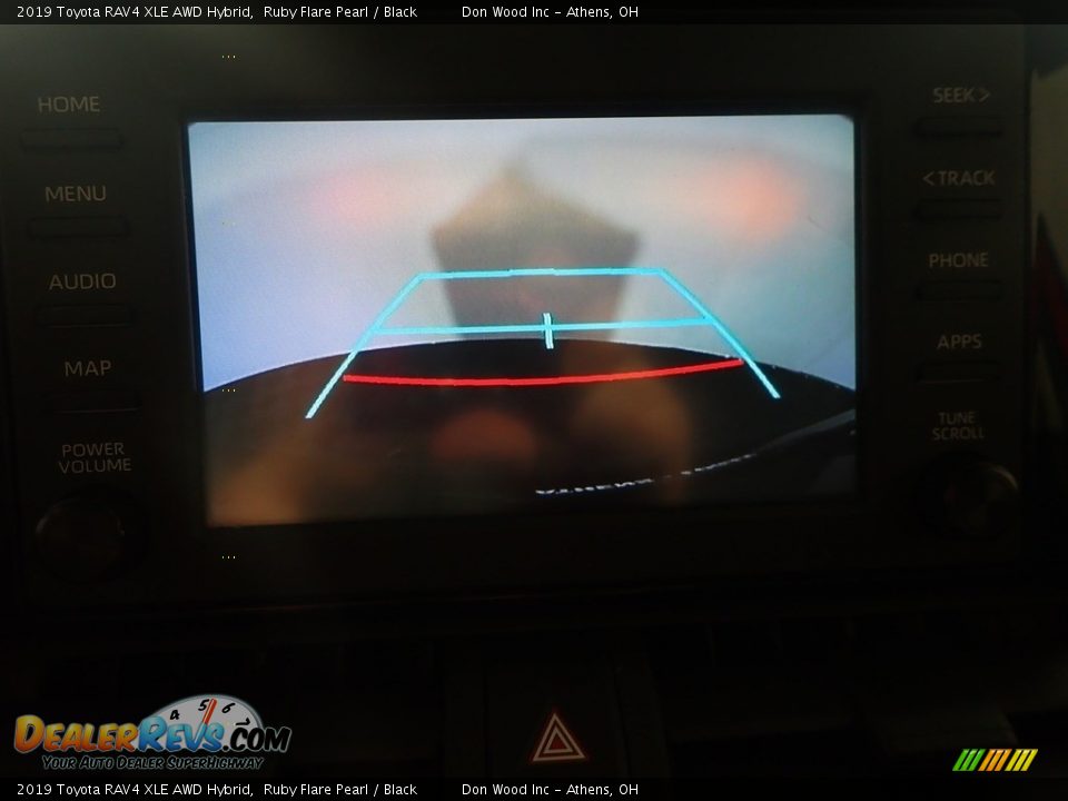 2019 Toyota RAV4 XLE AWD Hybrid Ruby Flare Pearl / Black Photo #3