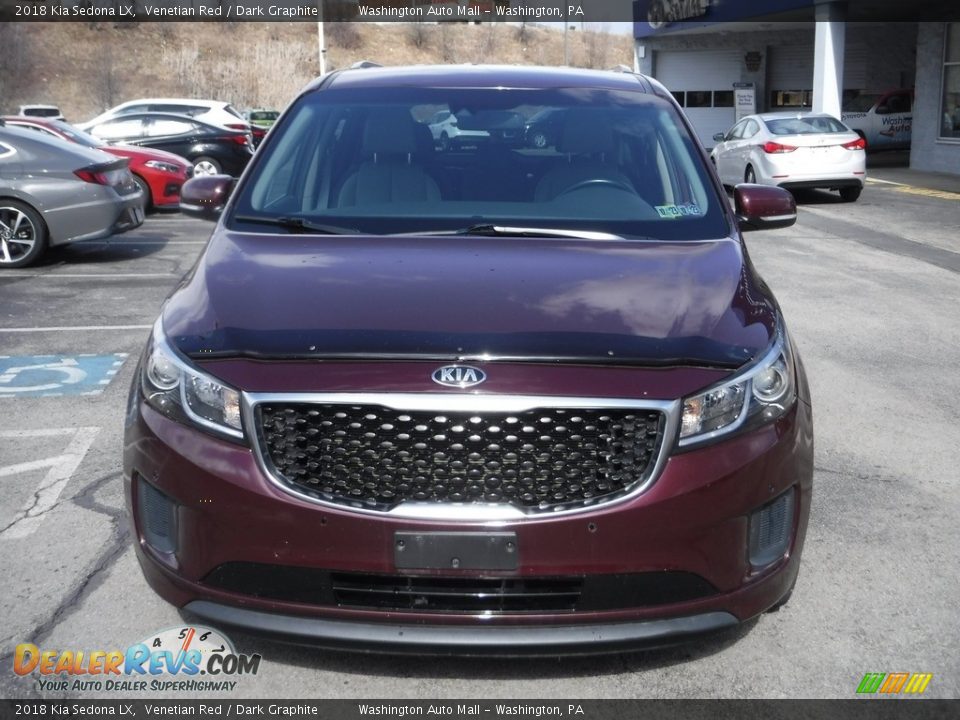 2018 Kia Sedona LX Venetian Red / Dark Graphite Photo #4