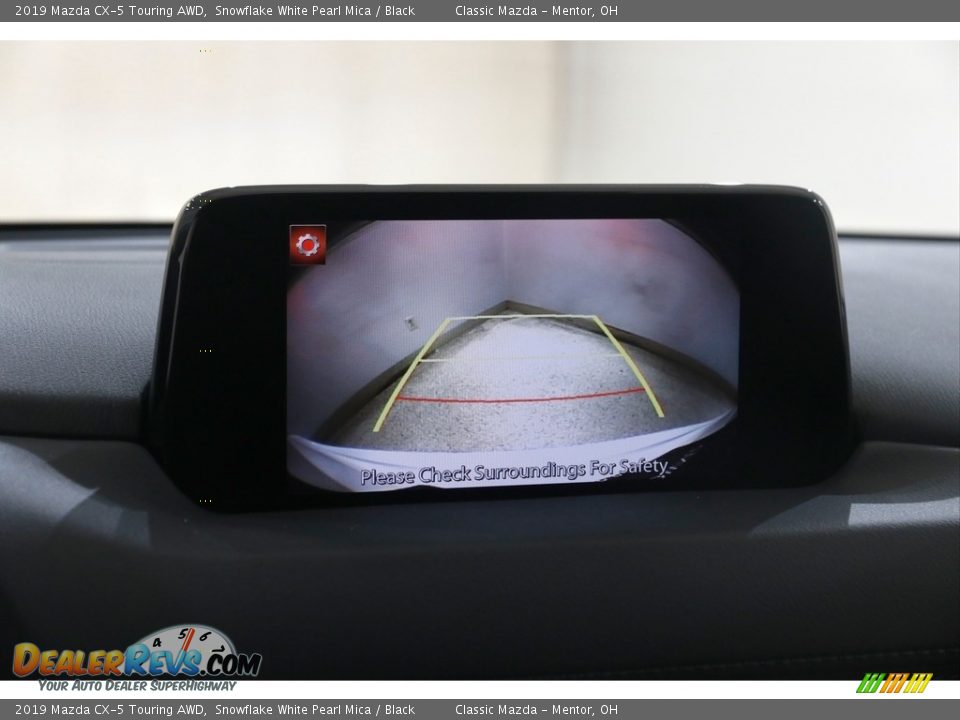 2019 Mazda CX-5 Touring AWD Snowflake White Pearl Mica / Black Photo #12