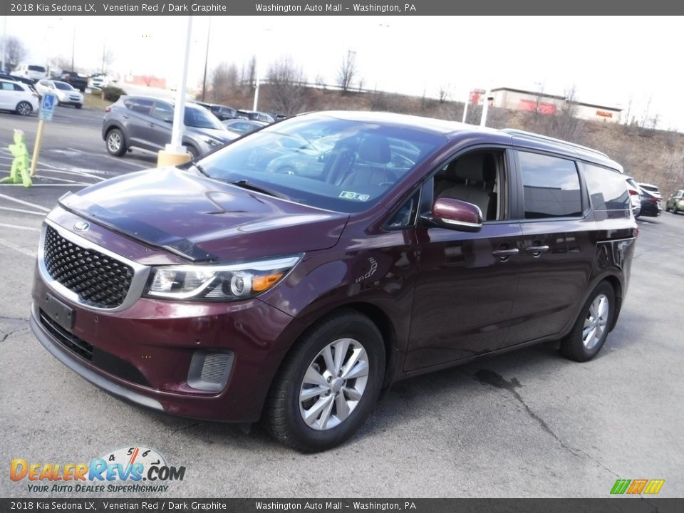 2018 Kia Sedona LX Venetian Red / Dark Graphite Photo #5