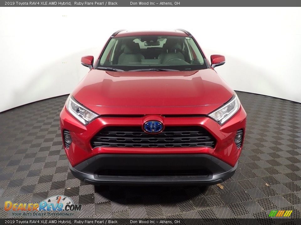 2019 Toyota RAV4 XLE AWD Hybrid Ruby Flare Pearl / Black Photo #5