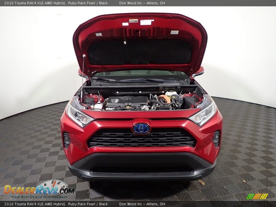 2019 Toyota RAV4 XLE AWD Hybrid Ruby Flare Pearl / Black Photo #6