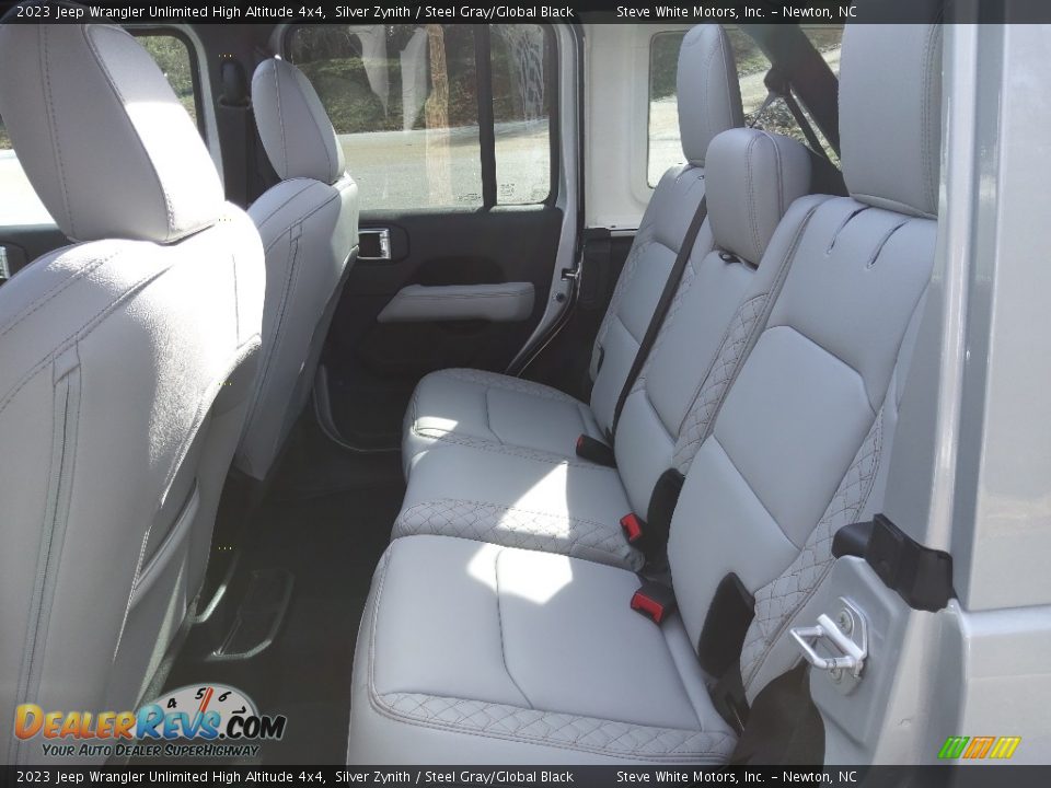 Rear Seat of 2023 Jeep Wrangler Unlimited High Altitude 4x4 Photo #14
