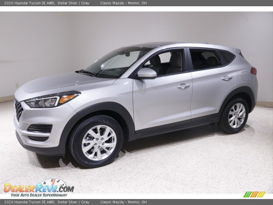 2020 Hyundai Tucson SE AWD Stellar Silver / Gray Photo #3