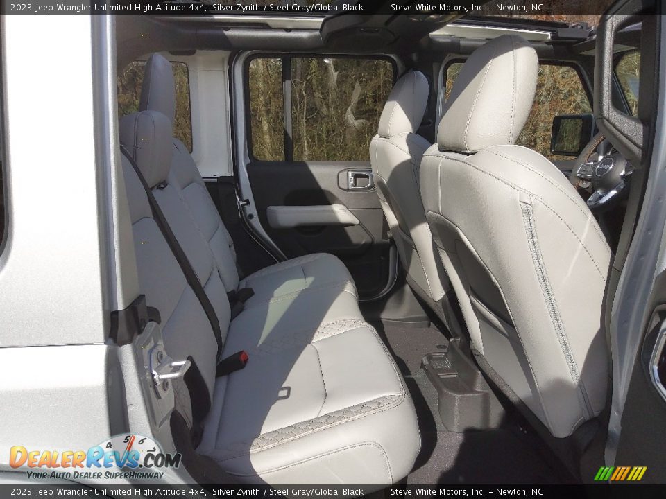 Rear Seat of 2023 Jeep Wrangler Unlimited High Altitude 4x4 Photo #17
