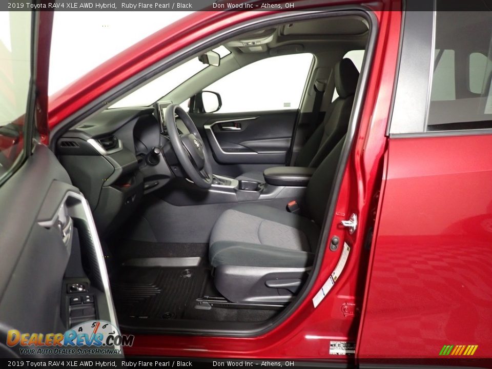 2019 Toyota RAV4 XLE AWD Hybrid Ruby Flare Pearl / Black Photo #19